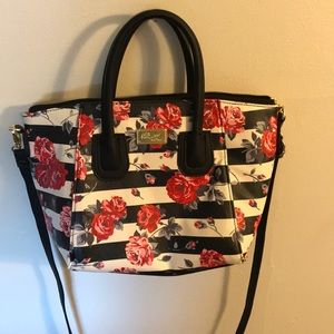 Betsy Johnson floral handbag